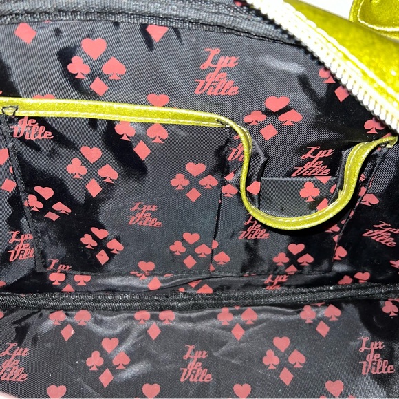 Lux de Ville Cosmic Chartreuse Sparkle Purse - Picture 12 of 15